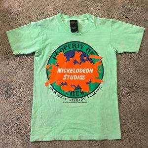 Vintage 1990 Nickelodeon Studios Crew Shirt